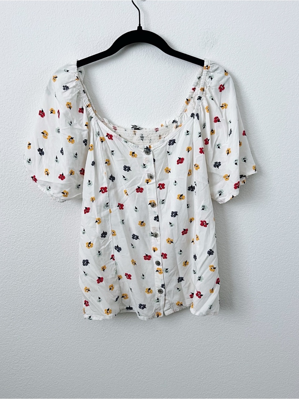 Madewell Floral Top